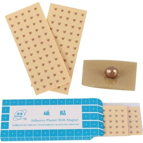 120pcs magnetic ear acupuncture massage stickers magnetic beads acupuncture points Auricular therapy