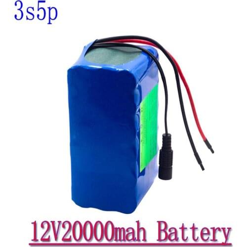 18650 12V 20000Mah Rechargeable Lithium Battery, Suitable For Solar Power, Mobile Power