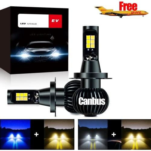 2PCS H1 H3 H7 Led Headlights Bulbs 60W H8 H11 9005 9006 Led Car Lamps 14000LM 5202 880 881 Car Lights For Auto Headlamp 6500K