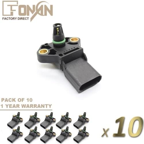 3 Bar MAP Sensor For VW TIGUAN I 1.4 Audi Mk4 Mk5 TDI Golf Jetta Beetle Passat Turbo 99-05 03G906051E