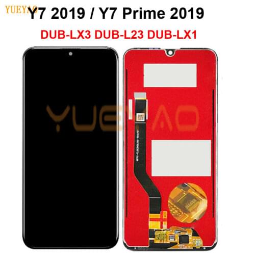 6.26" LCD For Huawei Y7 2019 DUB-LX3 DUB-L23 DUB-LX1 Display Touch Screen Panel Digitizer Assembly For Y7 Prime 2019 LCD