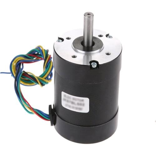 57BLS005 57x45mm Brushless DC Motor BLDC 36V 23W 4000rpm 3 Phase 0.055N.m/7.7oz.in. Small DC Motor For 3D Printer DIY Design
