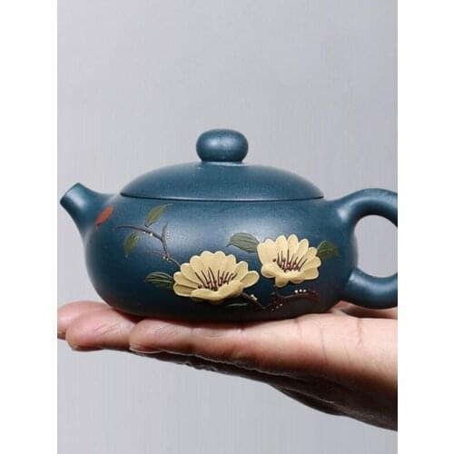 Yixing teapots purple clay xishi tea pot Tie Guanyin beauties kettle Chinese Boutique tea set 188 ball hole filter 150ml