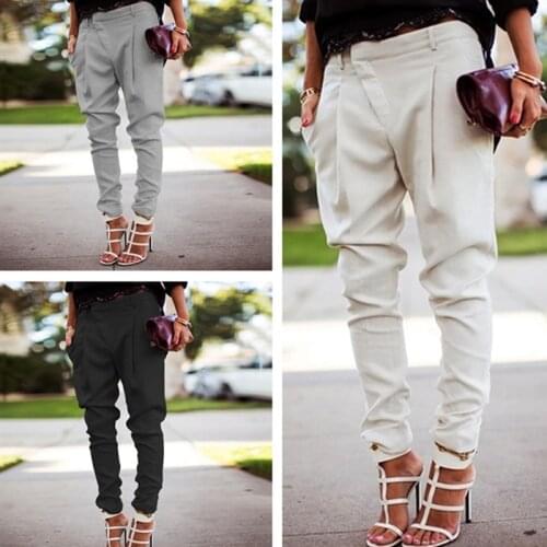 Black Pencil Pants For Women Fashion Office Work Elegant Trousers 2021 New Casual Slim Thin Korean Pockets Ankle-Length Pants