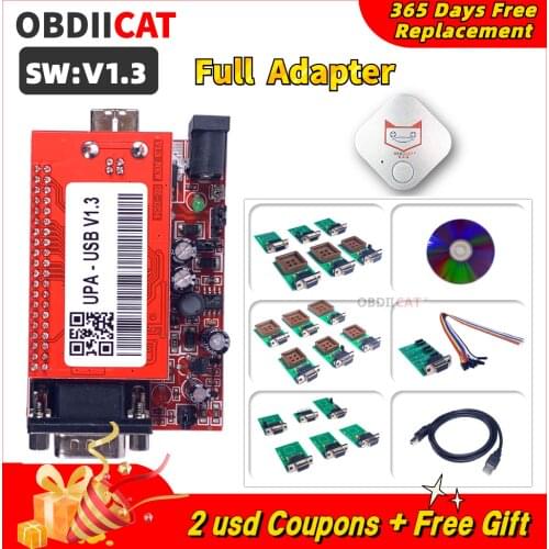 UPA USB With 1.3 Eeprom Adapter UPA-USB V1.3 Main Unit ECU Chip Tunning ECU programmer OBD2 Diagnostic-tool
