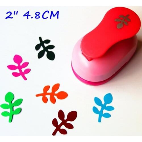 2 inch (about 4.8cm) leaf design of craft punch eva foam maker paper punches for scrapbooking