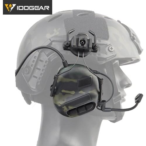 IDOGEAR Electronic Headset Ear Muffs For Helmet Military Noice Reduction Version Shooting 6702