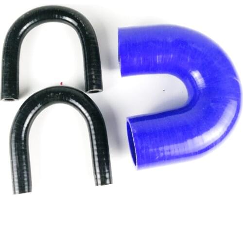 Id9.5-id30 mm 180 Degree Silicone Hose Elbow Bend Rubber Coolant Radiator Pipe