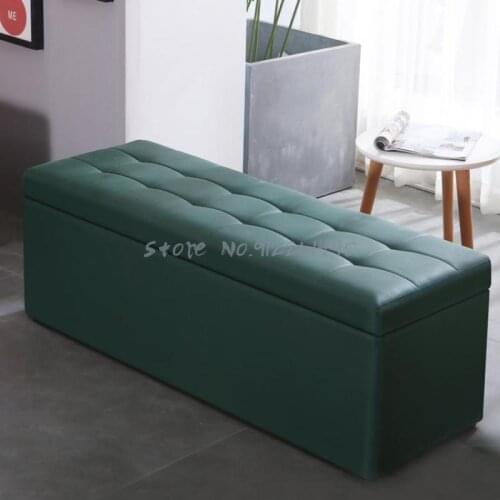 Simple strip stool simple soft bag strip clothing store small sofa training institution parents' rest area sofa stool