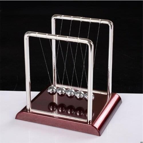 Newtons Cradle Steel Balance Ball Physics Science Pendulum Desk Toys Games Desk Home Decoration
