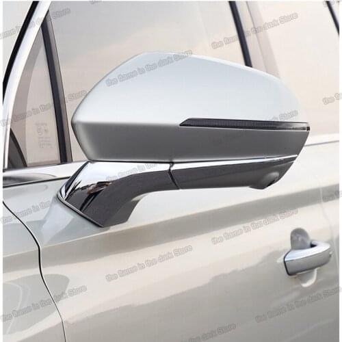 Lsrtw2017 Car Rearview Holder Trims Exterior Decoration for Mg Roewe Rx5 Max 2019 2020 2021 Accessories Auto Styling Lining