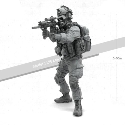 1/35 Resin Soldier Model for Members of Skeleton Squadron of U.S Special Forces TLP - 05