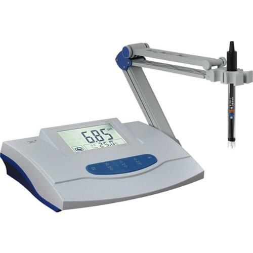 Desktop Acidity Meter High Precision Alkalinity Measuring Meter Desktop Digital Laboratory PH Meter with Temperature Supplement