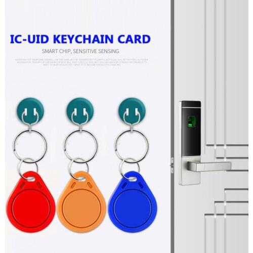 Newest 1K Mini IC-UID Clonning Keychain Card Fob 13.56MHz Writable Changeable Smart Keyfobs Key Tags S50 RFID Access Control