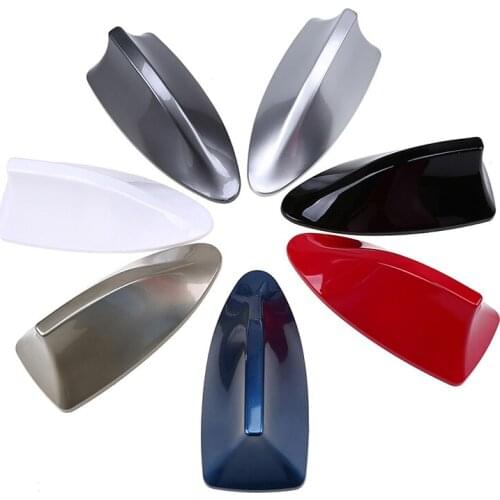 POSSBAY Car Shark Fin Antenna Roof Radio FM/AM Aerials Auto Antennas for BMW Renault Kia VW Aerial Car Styling Roof Decoration
