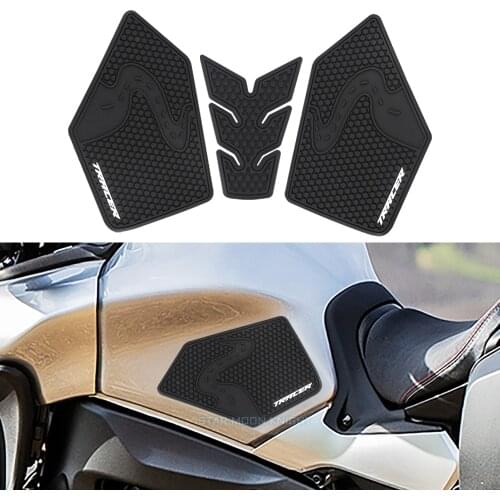 Motorcycle TANK PADS Non-slip Side Fuel Tank Stickers Waterproof Pad Rubber Sticker For YAMAHA TRACER9 TRACER 9 GT 2021