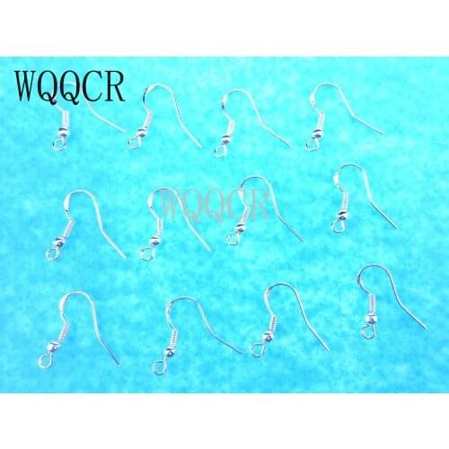 Handle Free Fast Shipping 500PCS Design 925 Silver colorBeads Jewelry Findings 925 Silver colorHooks Earrings Wire