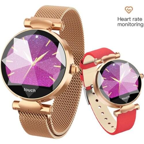 Female Smart Watch Sport Fitness Tracker Pedometer Heart Rate Monitor Wristband Remote Camera for iPhone Xiaomi Huawei Phones