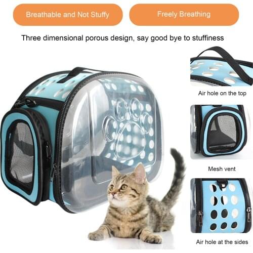 High Quality Cat Carrier Bags Pet Dogs Carrier Travel Bag Space Capsule Transparent Backpack Breathable Bag Carrying For Puppy