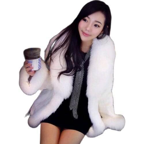 SZOLWY Artificial Fur Coats