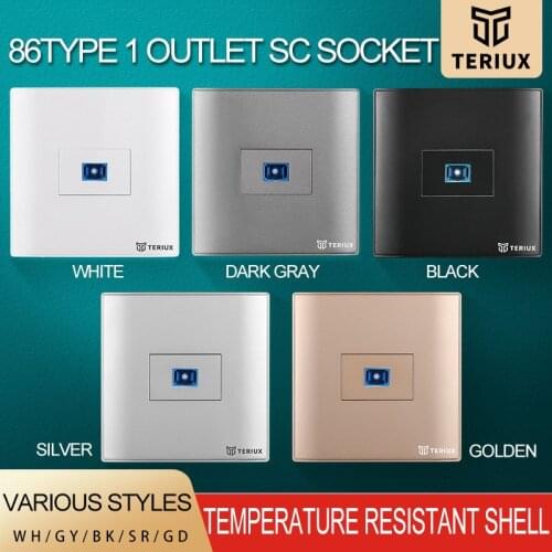 Teriux 86 type SC socket PC Wall socket universal built-in socket luxury electrical outlet recessed
