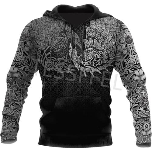 Tessffel Viking Tattoo Beautiful Pattern 3D Print Tracksuit Casual 3DfullPrint Hoodie/Sweatshirt/Jacket/Mens Womens H3