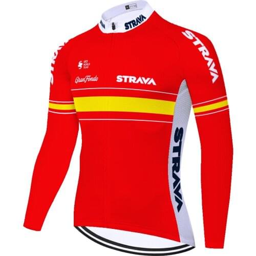 Strava Summer Spring Mallot Maillot Cyclisme Homme Long Sleeve Roupas Wielren Kleding Heren Cycling 자전거 Jersey Ciclismo Ciclismo