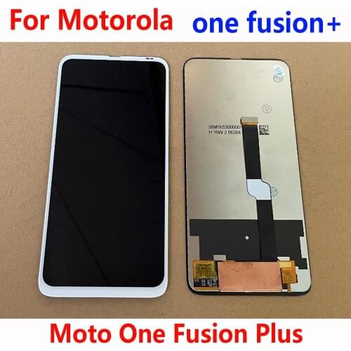 High Quality New LCD Display Touch Screen Digitizer Assembly For Motorola Moto One Fusion+ Fusion Plus Replacement Pantalla