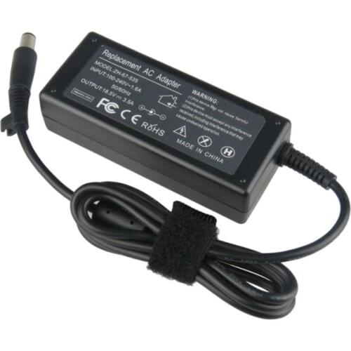 19.5V 3.33A 65W Laptop Ac Power Adapter Charger For Hp Elitebook 2570 Laptop With Circular Needles Factory Direct High Quality