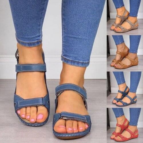 Women Sandals Soft Stitching Ladies Sandals Comfortable Flat Sandals Open Toe Beach Shoes Footwear Zapatos De Mujer Wholesale