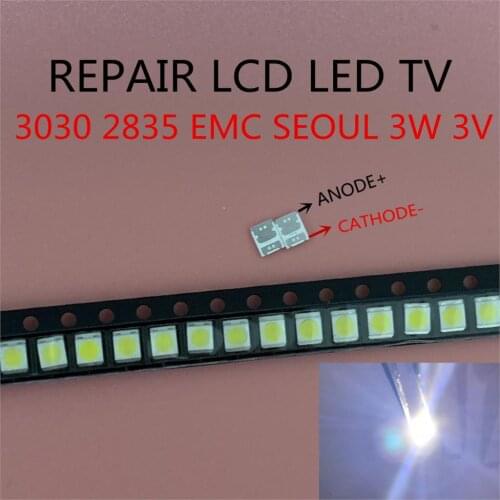 3500PCS Seoul LG JUFEI semiconductor new high brightness 3528 2835 1210 TV backlit lamp 3 volts 2 watts 700MA EMC