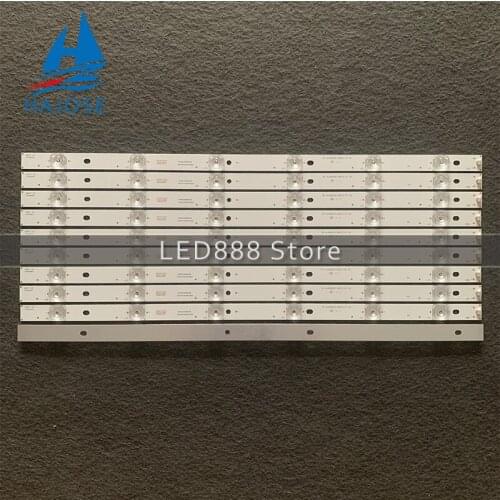 50pcs/lot LED backlight for Sharp LC-49CUG8362KS LC-49CUF8372ES LC-49CUF8472ES RF-AJ490E30-0601S-07 A0 AJ490E32-0601S-02 A2