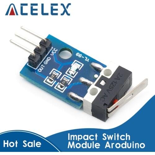 Car Helicopter Crash Collision Sensor Impact Switch Module Robot Model For Arduino with Dupont Cable