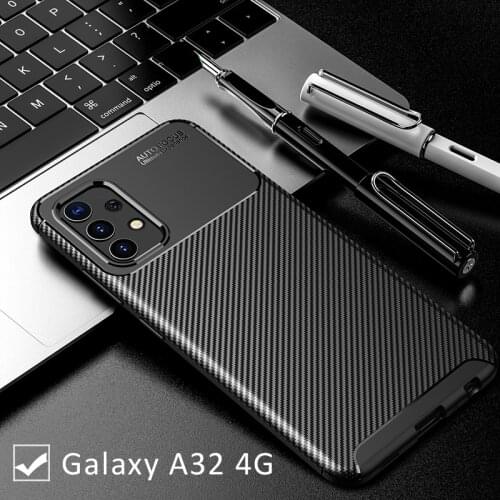 Case for samsung a32 4g bumper cover on galaxy a 32 32a samsunga32 galaxya32 protective phone coque bag silicone matte soft tpu