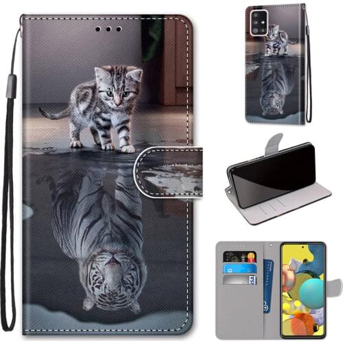 Cat Leather Wallet Floral Girl Boy Stand Cover For Bag Asus ZenFone ZB601KL ZB631KL ZB633KL ZC600KL ZC520TL Flip Phone Case O08F
