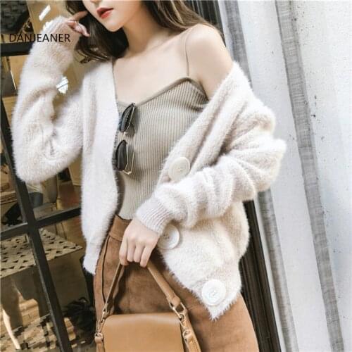 Женские короткие кардиганы DANJEANER China At AliExpress
