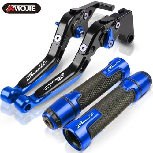 For SUZUKI GSF 650 BANDIT GSF650 Bandit 2005-2006 Motorcycle Accessories Adjustable Brake Clutch Lever Handlebar Hand Grips ends