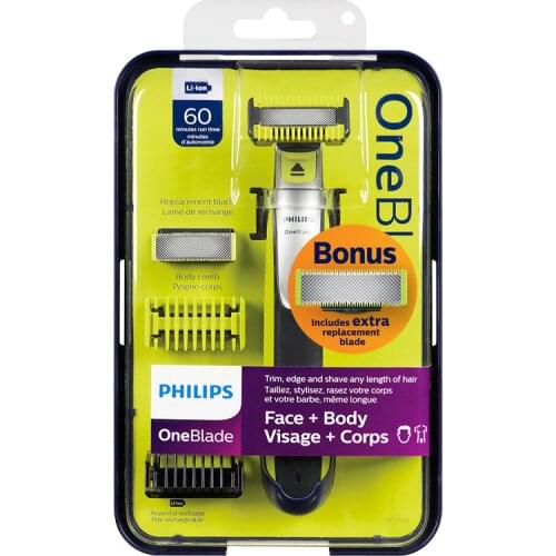 Electric shaver OneBlade wet and dry reciprocating electric shaver QP2630 wet and dry double shave type