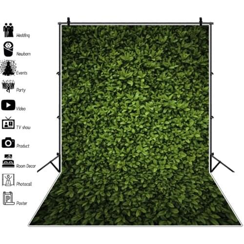 Summer Jungle Party Photophone Tropical Green Leaves Foliage Photography Backdrops Custom Backgrounds Baby Birthday Photozone