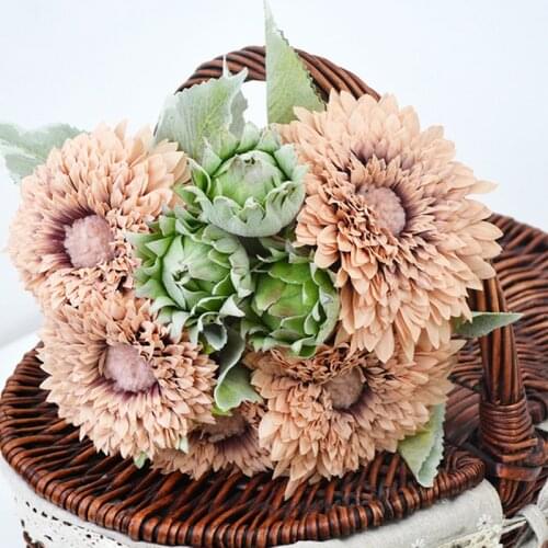 LaurelChow Artificial Sunflowers