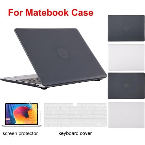 Matte Crystal Case For Huawei MateBook Mate 13 14 X Pro 13.9 2019/MateBook D 14/D 15 Hard Shell Cover for Honor MagicBook 14 15