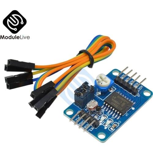 PCF8591 AD/DA Converter Module Analog To Digital Conversion For Arduino Board I2C Serial VSS to VDD Hold Circuit Photoresistor