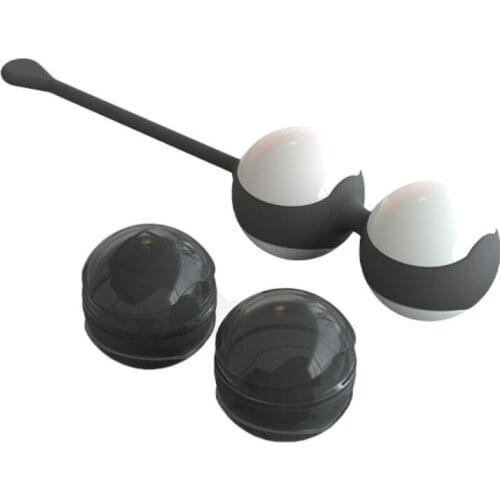 Silicone Kegel Balls Set Geisha Ben Wa Vaginal Balls Vagina Tightening Exerciser Built-in Metal Ball Intimate Sex Toy For Women