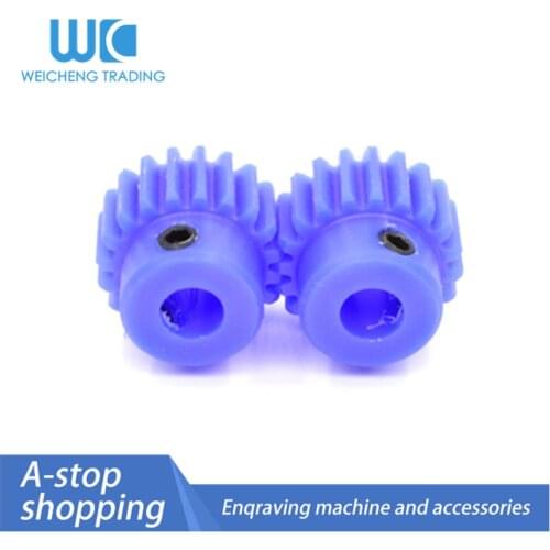 Nylon gear Boss gear 1 mold 20 teeth 7/10/12mm inner hole Motor shoulder gear Stepped gear Plastic gear
