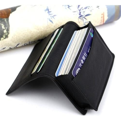 Card Holder Mens Business Pocket Slim ID Credit Card Money Holder Wallet Faux leather Man Card Case Wallets