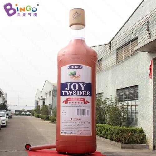Customized 6 meters high giant inflatable wine bottle / inflatable water bottle / large inflatable bottle toys