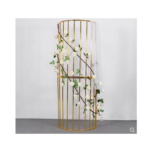 New wedding props wrought iron lines semicircle screen arch road lead wedding stage background decoration decorations