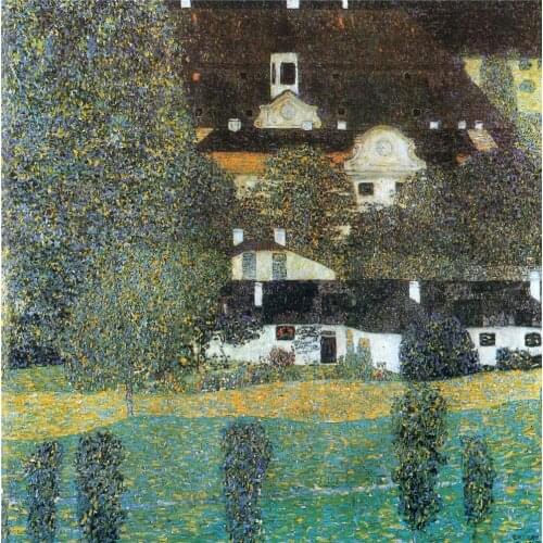 Handmade oil painting reproduction Schloss Kammer am Attersee, II by Gustav Klimt