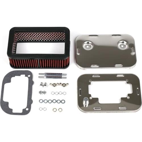 SherryBerg FAJS AIR Air Cleaner FOR EMPI WEBER dellorto CARB carburetor 32/ 36 DGEV DGV DGAV 38DGES DGAS CHROME AIR FILTER 65mm