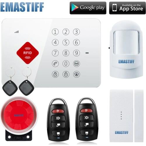 Factory S3B Android ISO App Wireless GSM Home Alarm System SIM Smart Home Burglar Security Alarm System Kit better than G5 alarm